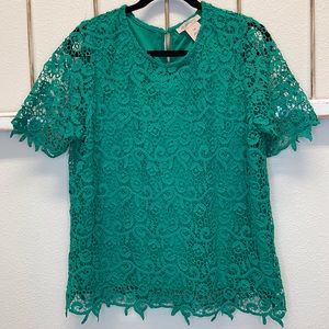 Philosophy size L laced top